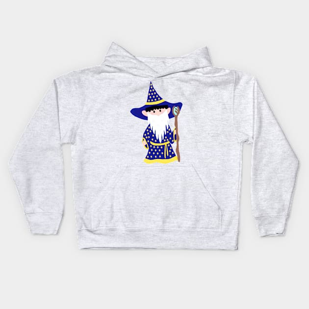 Merlin the Wizard Kids Hoodie by alxandromeda